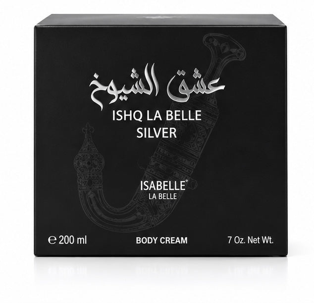 Ishq La Belle Silver Body Cream 200ml