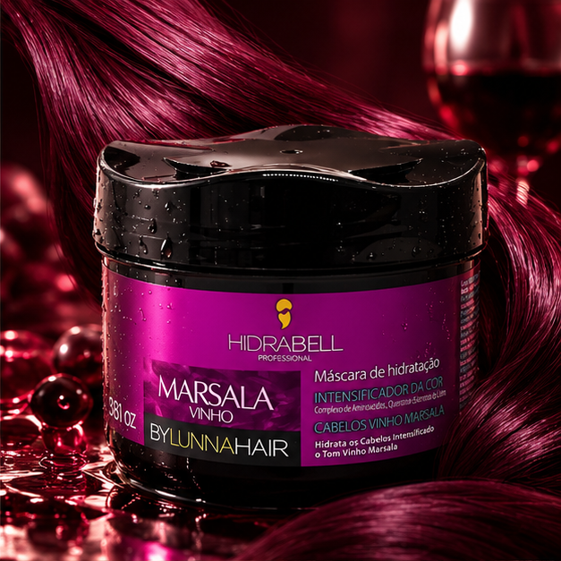 Máscara de Hidratação Vinho Marsala 250g