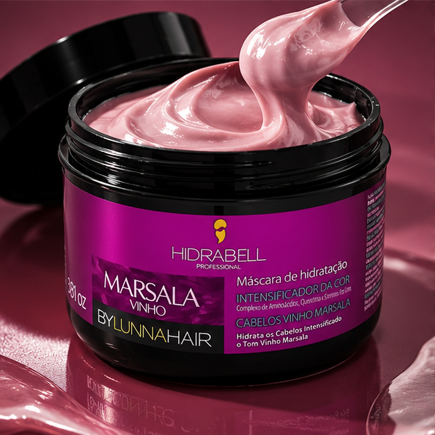 Máscara de Hidratação Vinho Marsala 250g