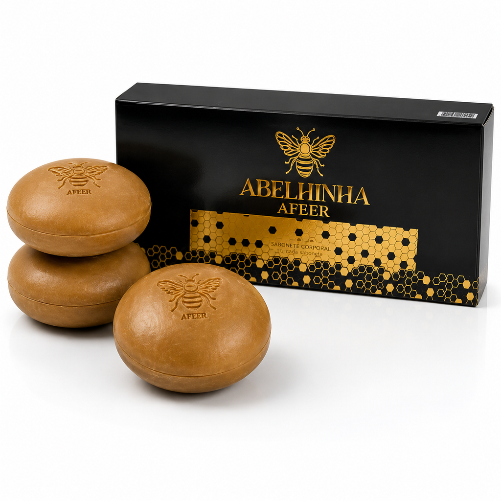 ABELHINHA - AFEER - SABONETE CORPORAL - 3 X 150 G