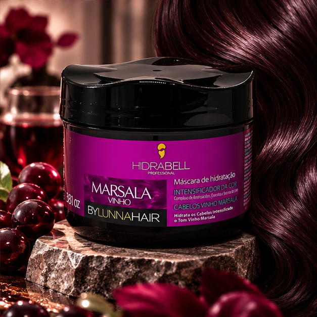 Máscara de Hidratação Vinho Marsala 250g