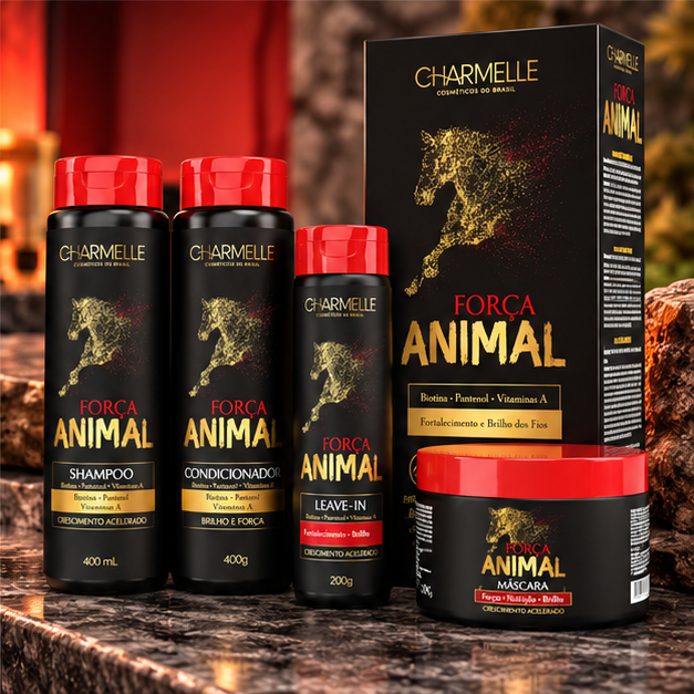 Kit Força Animal Tratamento Capilar