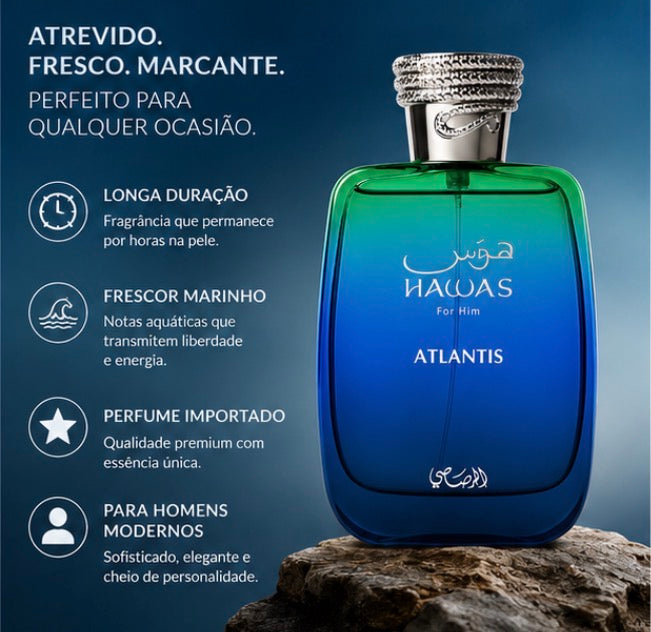 HAWAS ATLANTIS - RASASI - EAU DE PARFUM - 100ML
