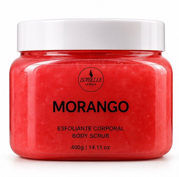 Esfoliante Corporal Isabelle La Belle Body Scrub Morango 400g
