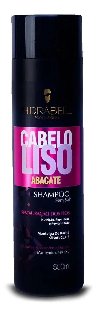 CABELO LISO - HIDRABELL - SHAMPOO - 500ML