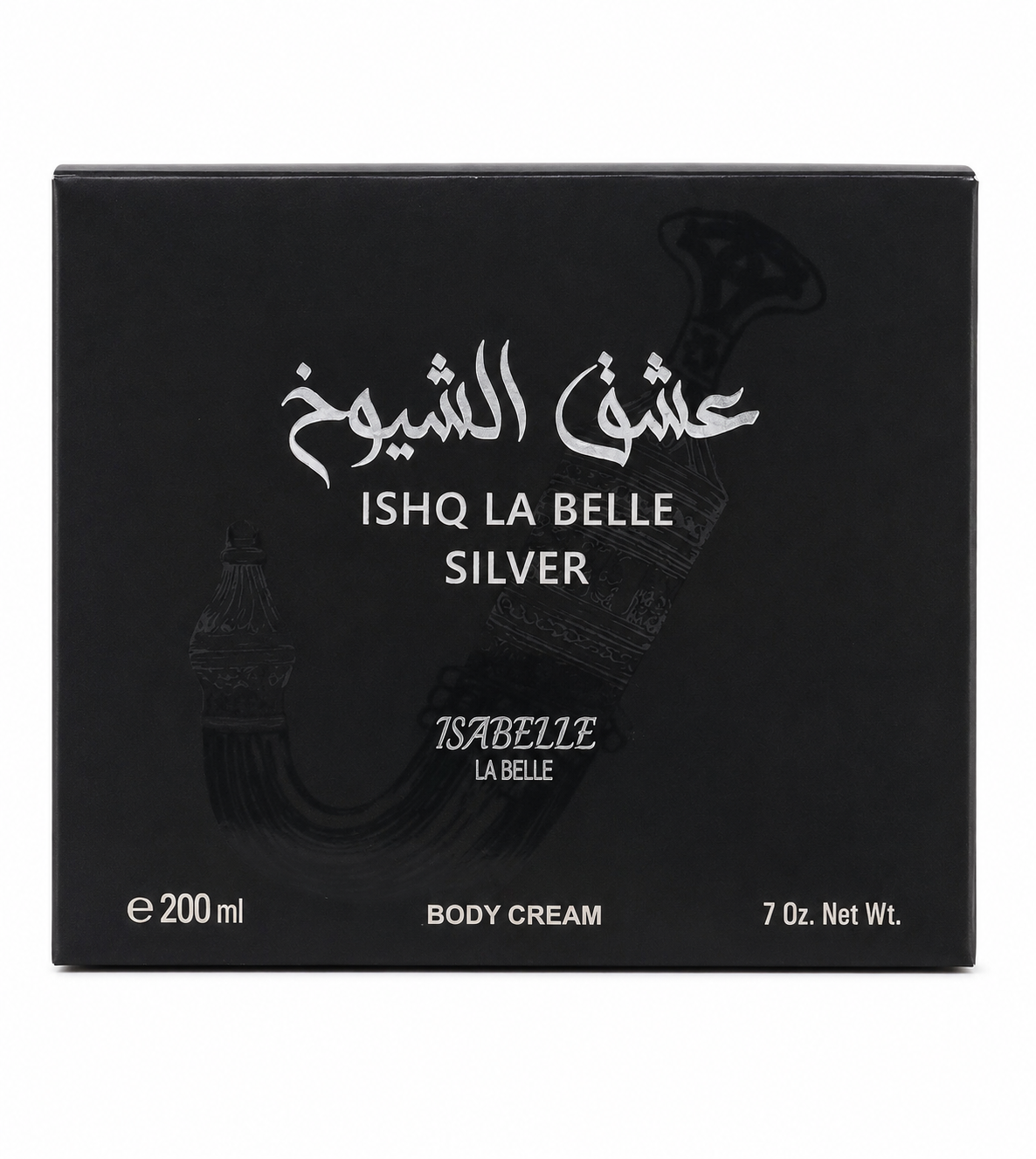 ISHQ LA BELLE SILVER - BODY CREAM - ISABELLE LA BELLE - 200ML
