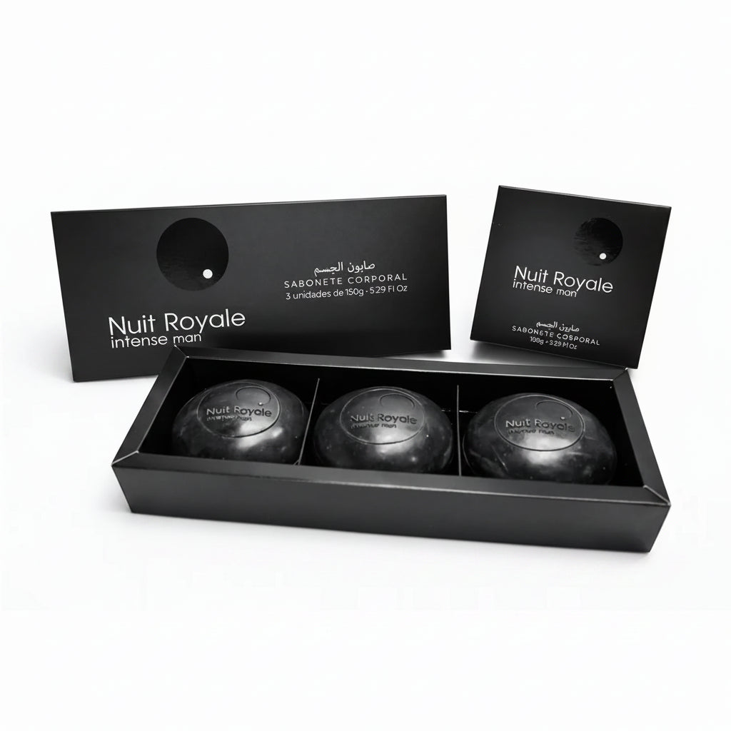 NUIT ROYALE INTENSE MAN - AFEER - SABONETE CORPORAL - 150G