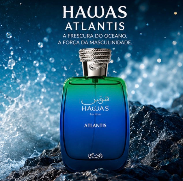 HAWAS ATLANTIS - RASASI - EAU DE PARFUM - 100ML