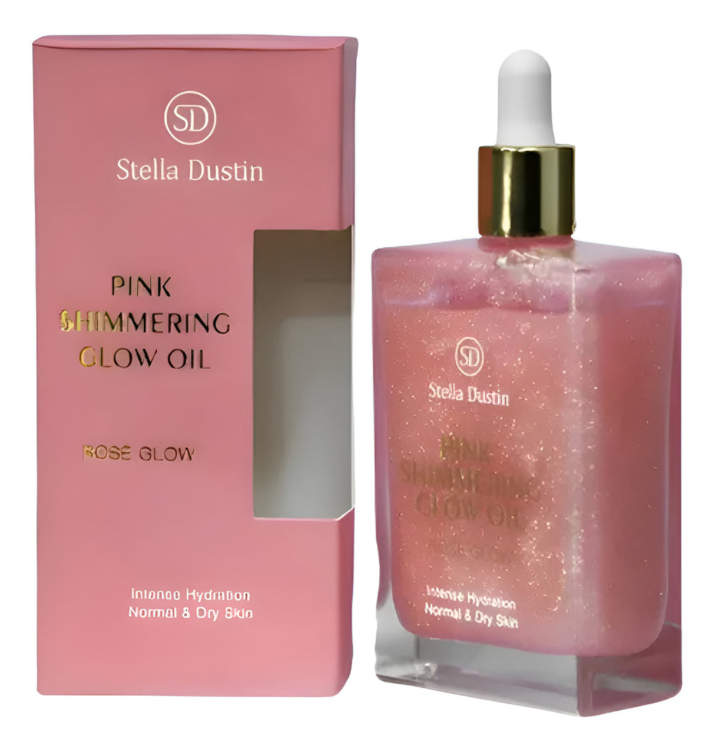 PINK SHIMMERING GLOW OIL - STELLA DUSTIN - ÓLEO CORPORAL - 100ML