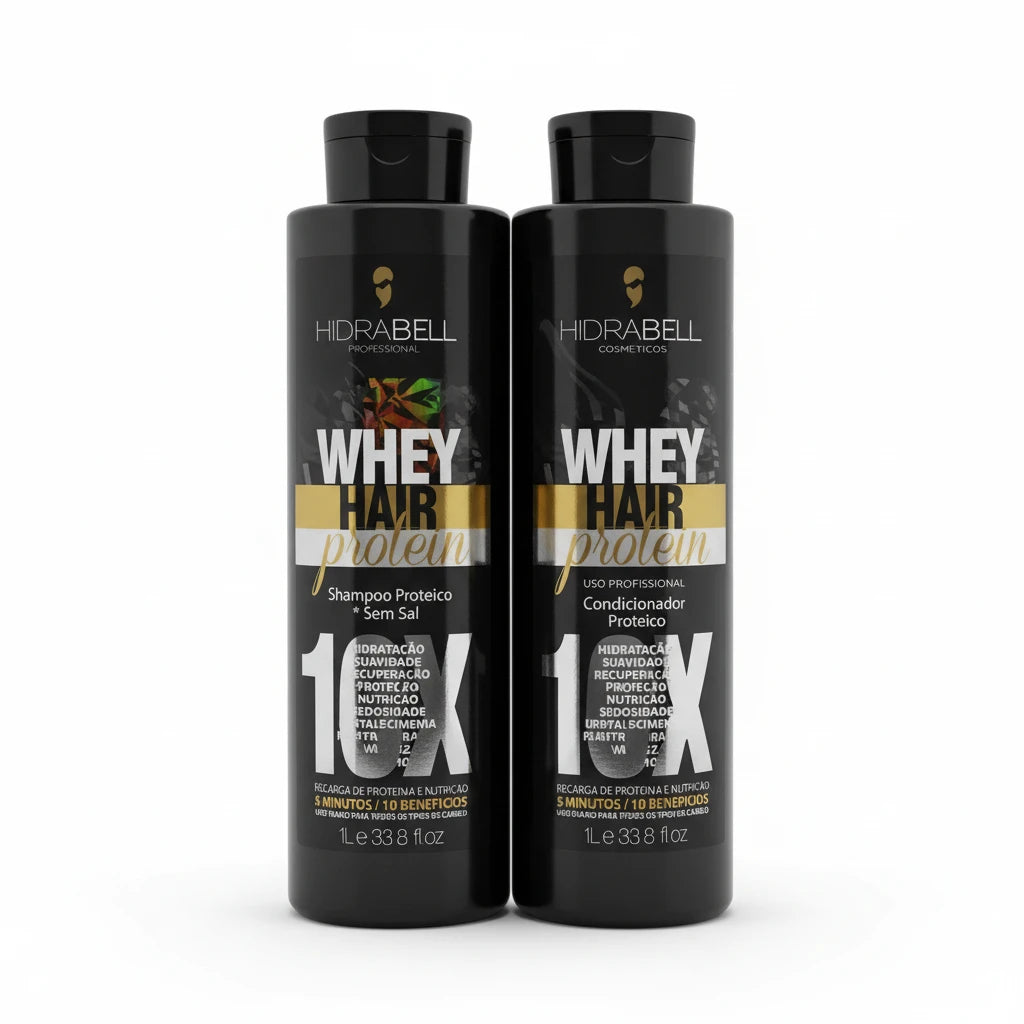 WHEY HAIR PROTEIN - HIDRABELL - SHAMPOO & CONDICIONADOR - 2L