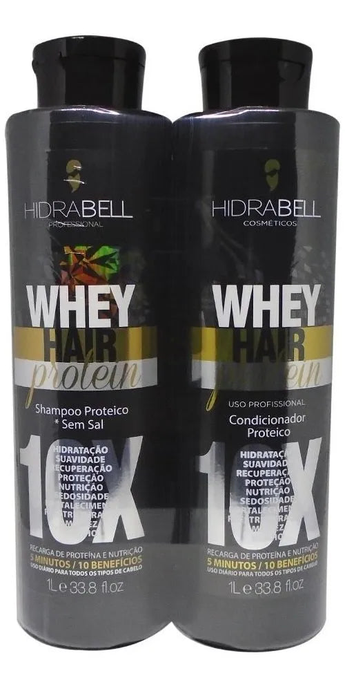 WHEY HAIR PROTEIN - HIDRABELL - SHAMPOO & CONDICIONADOR - 2L