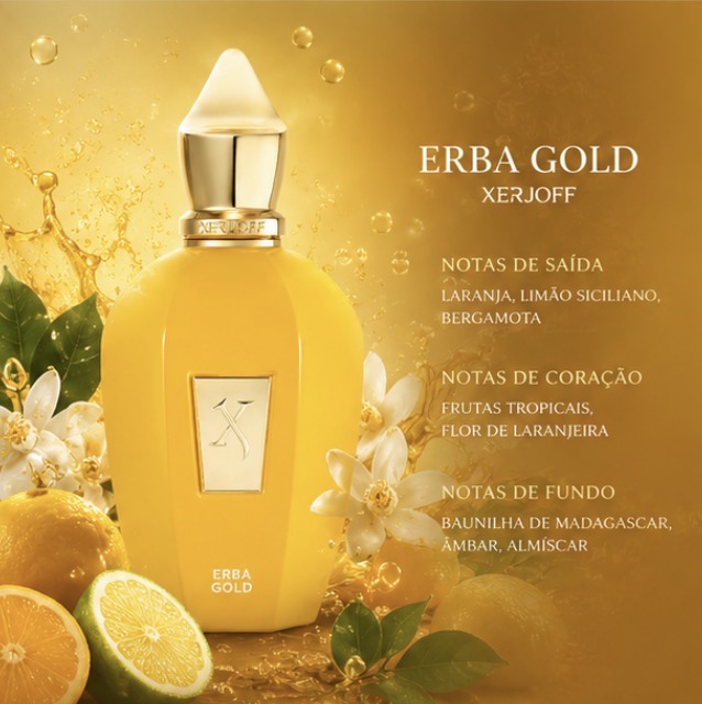 ERBA GOLD - XERJOFF - EAU DE PARFUM - 100ML