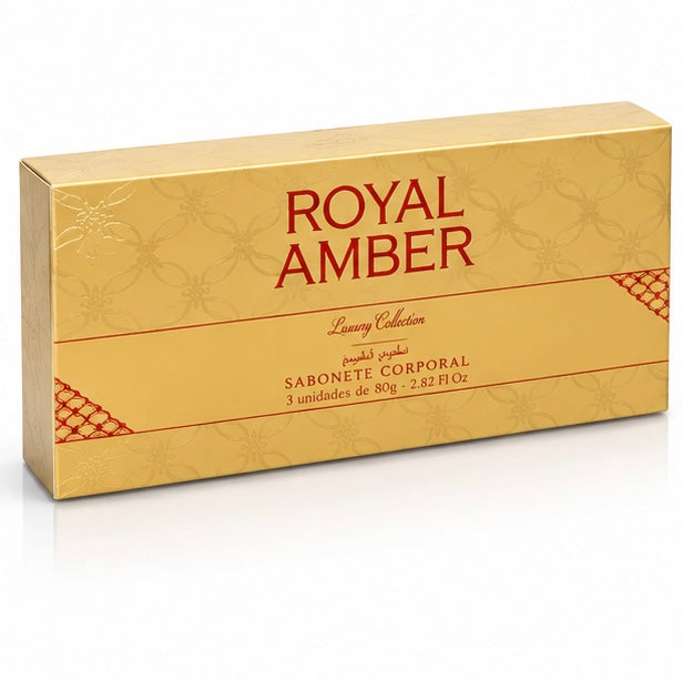 Royal Amber Afeer Sabonete Corporal 450g