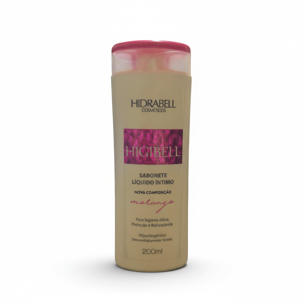 HIGIBELL MORANGO - HIDRABELL - SABONETE LIQUIDO ÍNTIMO - 200ML