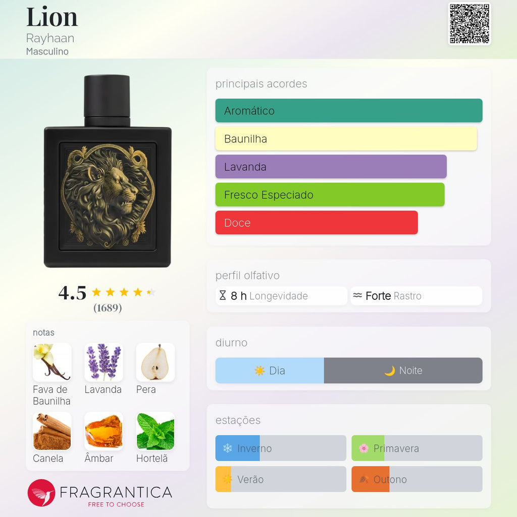 Rayhaan Lion Eau de Parfum 100ml
