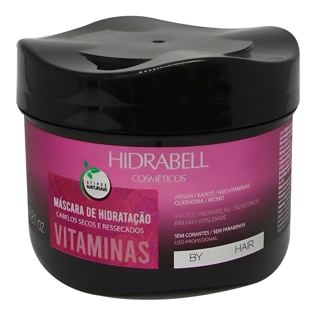 VITAMINAS - HIDRABELL - MÁSCARA DE HIDRATAÇÃO - 250G