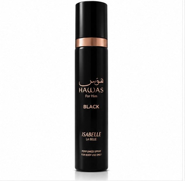 Hawas Black La Belle Body Splash 300ml