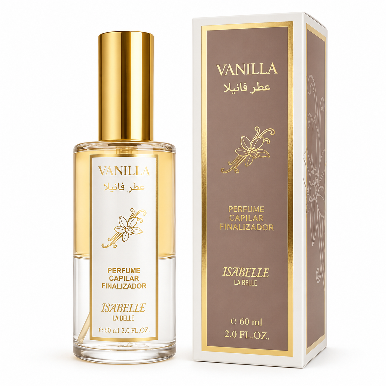 VANILLA - PERFUME  FINALIZADOR CAPILAR - ISABELLE LA BELLE - 60ML