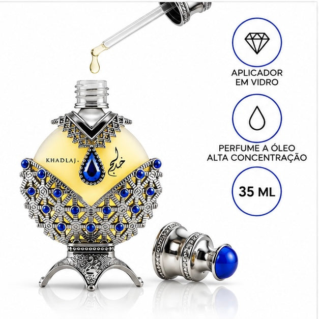 Hareem Al Sultan Silver Blue Óleo Perfumado Concentrado 35ml