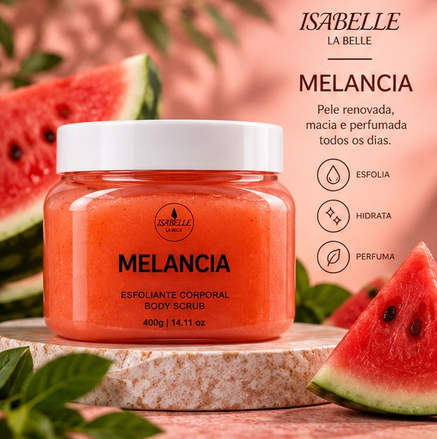 Esfoliante Corporal Isabelle La Belle Body Scrub Melancia 400g