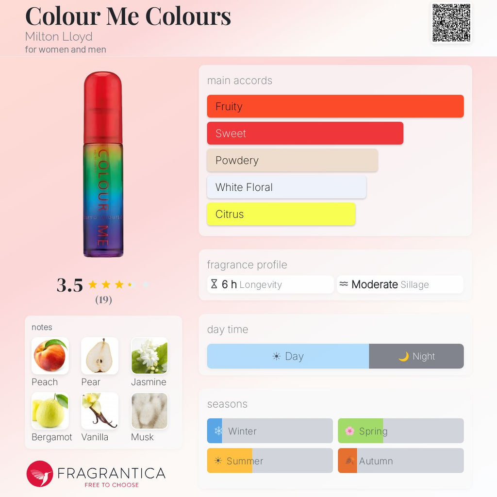 COLOURS - COLOUR ME - EAU DE PARFUM - 50 ML