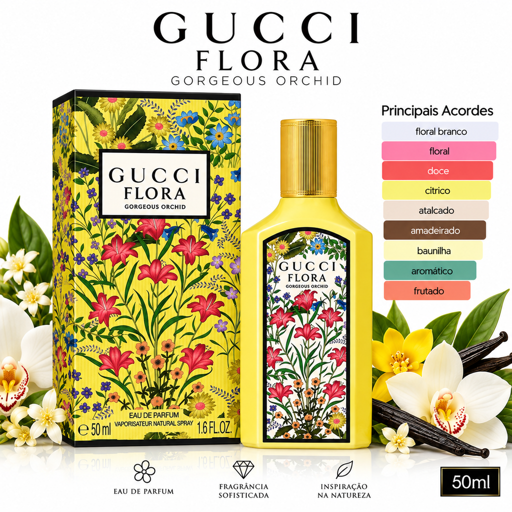 Flora Gorgeous Orchid Eau De Parfum  50ML