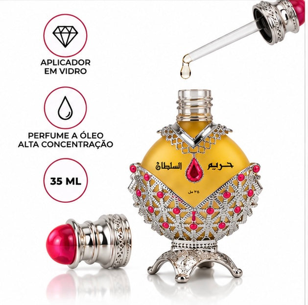 Hareem Sultan Antique Silver Óleo Perfumado Concentrado 35ml