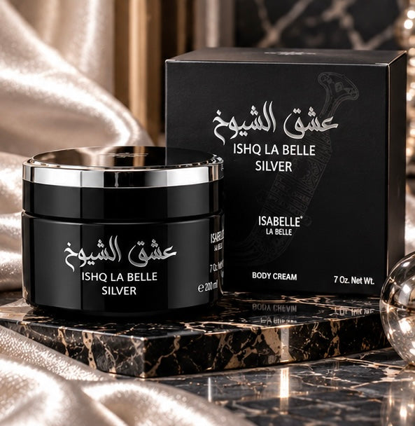Ishq La Belle Silver Body Cream 200ml