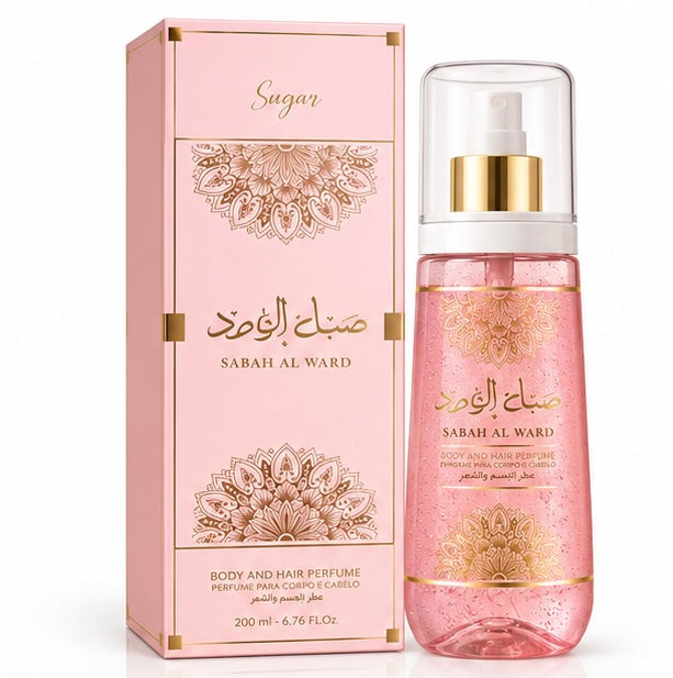 Sabah Al Ward Sugar Afeer Body And Hair 200ml