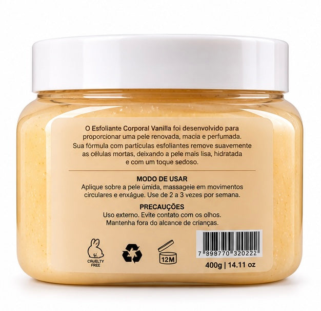 Esfoliante Corporal Isabelle La Belle Body Scrub Vanilla 400g
