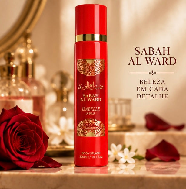 Sabah Al Ward Valentine La Belle Body Splash 300ml