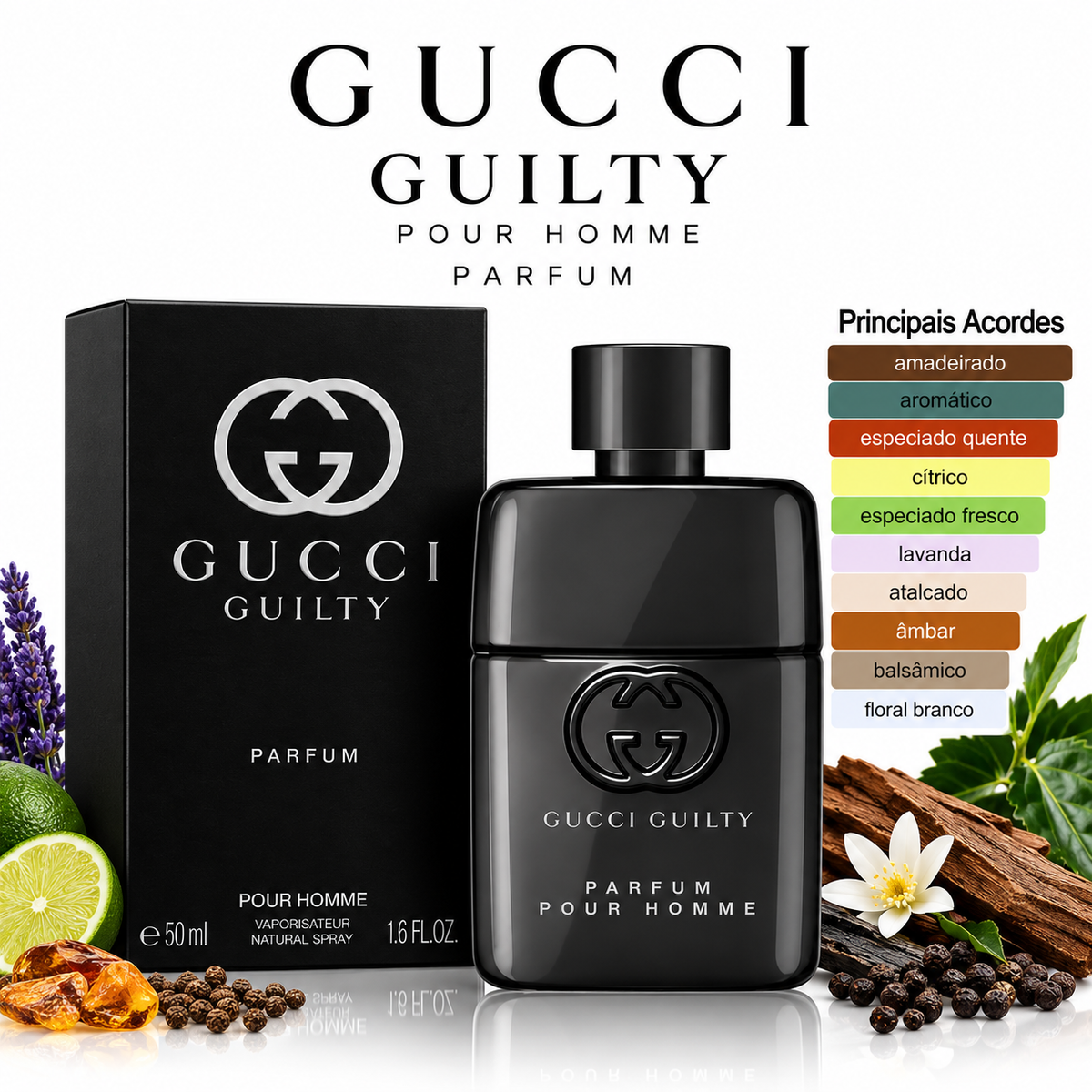 Guilty Pour Homme Parfum 50ML
