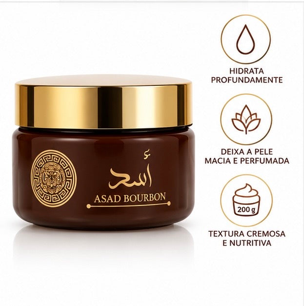 Asad Bourbon La Belle Body Cream 200ml