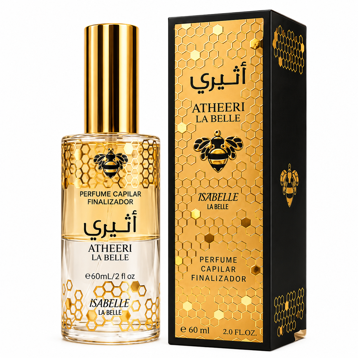 ATHEERI - PERFUME  FINALIZADOR CAPILAR - ISABELLE LA BELLE - 60ML