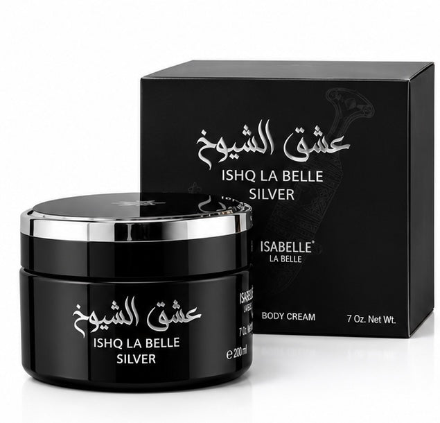 Ishq La Belle Silver Body Cream 200ml