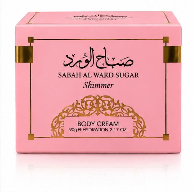 Sabah Al Ward Sugar Shimmer La Belle Body Cream 90g