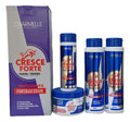 KIT CRESE FORTE - CHARMELLE - SHAMPOO 400ML - CONDICIONADOR  400G - MÁSCARA 300G - LEAVE-IN 200G