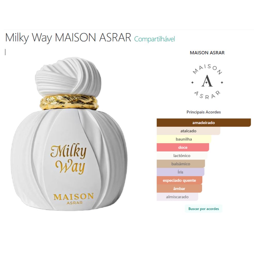 Milky Way Maison Asrar EDP 100ml