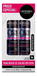 KIT ULTRA FORCE - HIDRABELL - SHAMPOO 285ML - CONDICIONADOR 270G