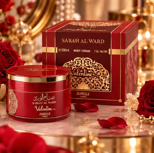 Sabah Al Ward Valentine La Belle Body Cream 200ml