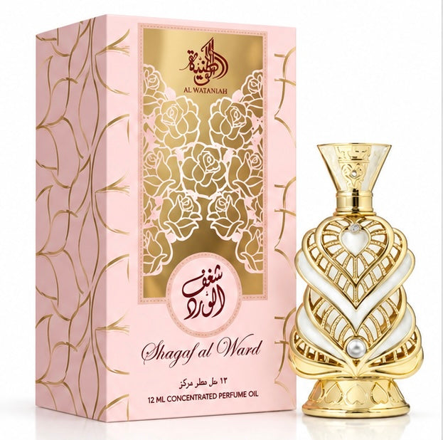Shagaf Al Ward Óleo Perfumado Concentrado 12ml