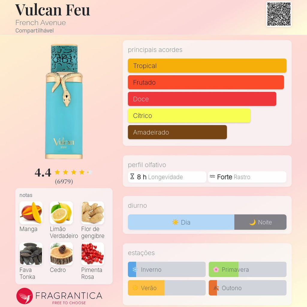 Vulcan Feu Extrait de Parfum 100ml