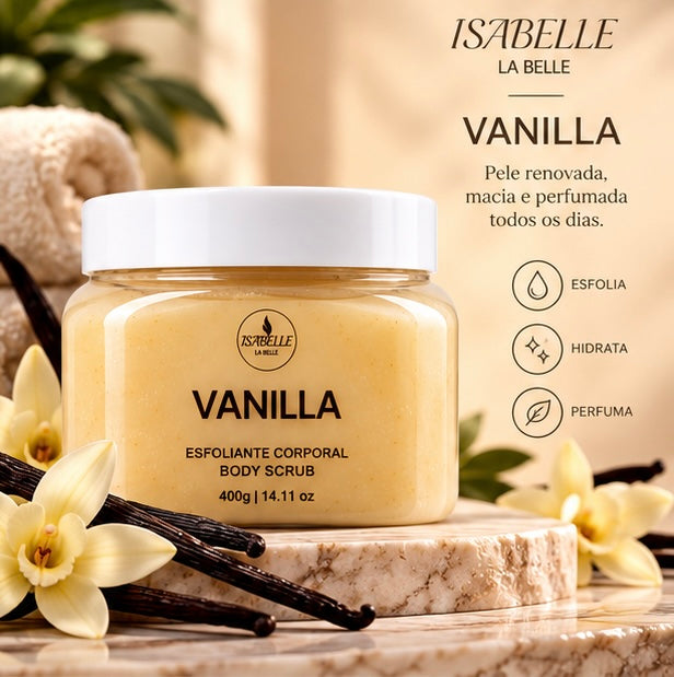 Esfoliante Corporal Isabelle La Belle Body Scrub Vanilla 400g
