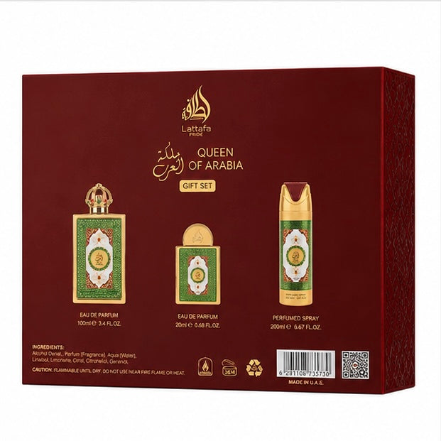 Kit Queen Of Arabia Gift Set Lattafa Pride