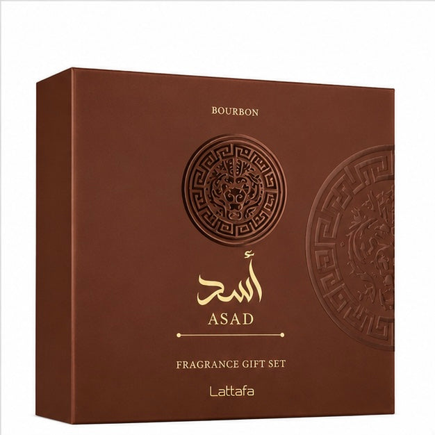 Kit Asad Bourbon Fragrance Gift Set Lattafa