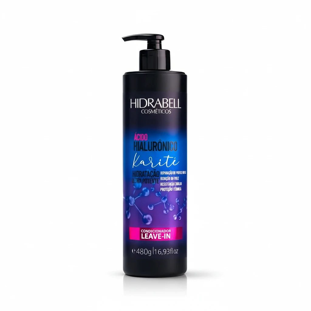 ÁCIDO HIALUÔNICO - HIDRABELL - CONDICIONADOR LEAVE-IN - 480G