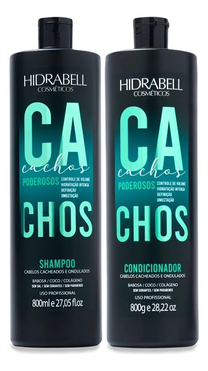 CACHOS - HIDRABELL - SHAMPOO & CONDICIONADOR - 2L