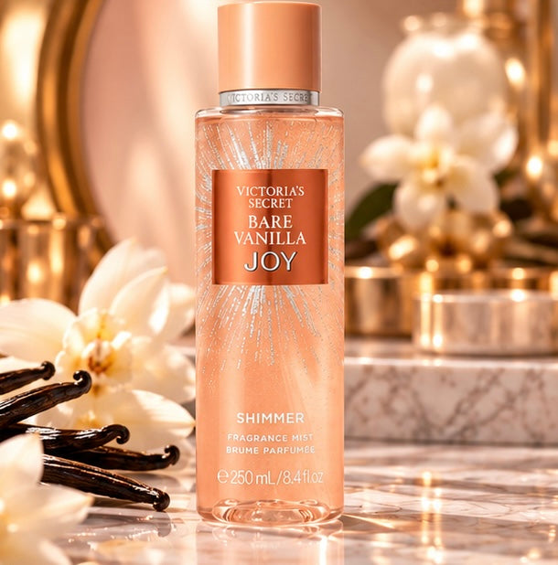 Bare Vanilla Shimmer Joy VS Body Splash 250ml