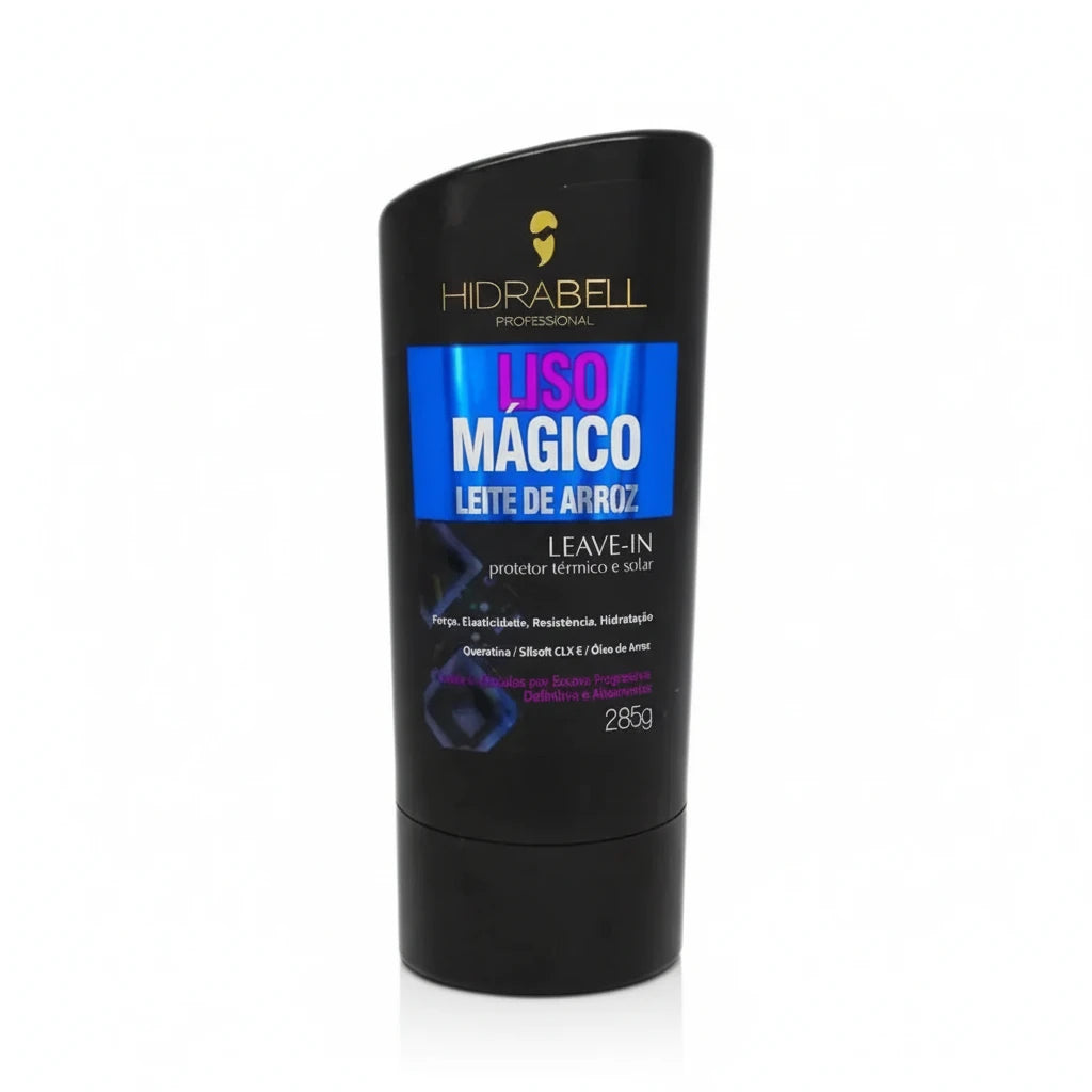 LISO MAGICO LEITE DE ARROZ  - HIDRABELL - PROTETOR TERMICO E SOLAR - 285G
