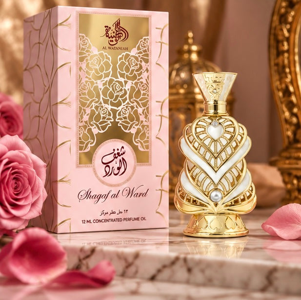 Shagaf Al Ward Óleo Perfumado Concentrado 12ml